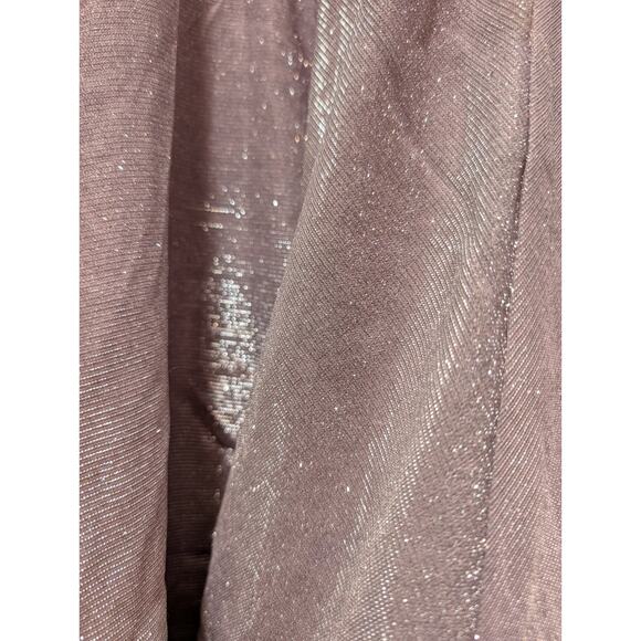 Soieblu Glitter Blush Pink Silver Shimmer Halter Strappy Party Mini Dress Size S - Picture 4 of 13